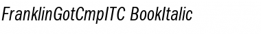 Download FranklinGotCmpITC Italic Font Title Preview
