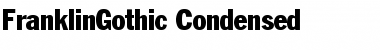 Download FranklinGothic-Condensed Regular Font Title Preview
