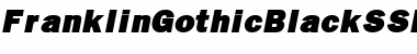 Download FranklinGothicBlackSSK Bold Italic Font Title Preview