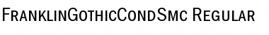 Download FranklinGothicCondSmc Regular Font Title Preview