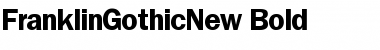 Download FranklinGothicNew Bold Font Title Preview