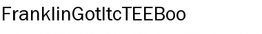 Download FranklinGotItcTEEBoo Regular Font Title Preview