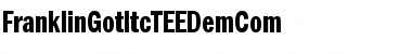 Download FranklinGotItcTEEDemCom Regular Font Title Preview