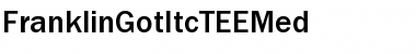 Download FranklinGotItcTEEMed Regular Font Title Preview
