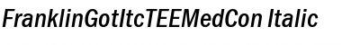 Download FranklinGotItcTEEMedCon Italic Font Title Preview