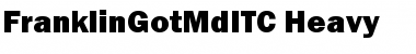 Download FranklinGotMdITC Heavy Font Title Preview