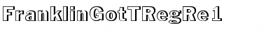 Download FranklinGotTRegRe1 Regular Font Title Preview