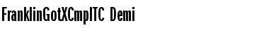 Download FranklinGotXCmpITC Demi Font Title Preview