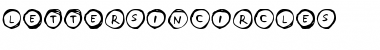 Download Letters in Circles Regular Font Title Preview