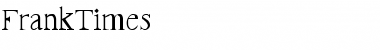 Download FrankTimes Regular Font Title Preview