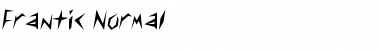 Download Frantic Normal Font Title Preview