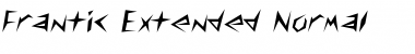 Download Frantic-Extended Normal Font Title Preview