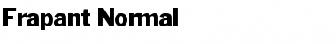 Download Frapant Normal Font Title Preview