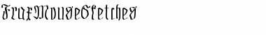 Download FraxMouseSketches Regular Font Title Preview