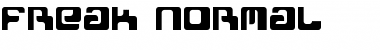 Download Freak Normal Font Title Preview