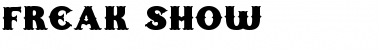 Download Freak Show Regular Font Title Preview