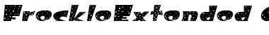 Download FreckleExtended Oblique Font Title Preview
