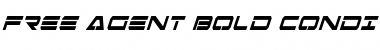 Download Free Agent Bold CondItal Bold CondItal Font Title Preview