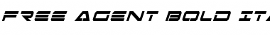 Download Free Agent Bold Italic Bold Italic Font Title Preview