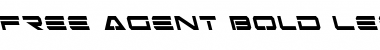 Download Free Agent Bold Leftalic Bold Leftalic Font Title Preview