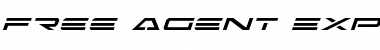 Download Free Agent Expanded Italic Expanded Italic Font Title Preview