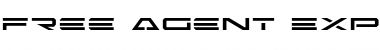Download Free Agent Expanded Expanded Font Title Preview