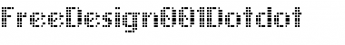 Download FreeDesign001Dotdot Regular Font Title Preview