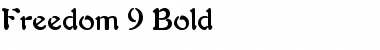 Download Freedom 9 Bold Font Title Preview