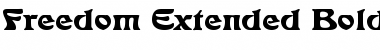 Download Freedom Extended Bold Font Title Preview
