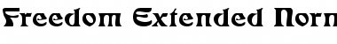 Download Freedom Extended Normal Font Title Preview