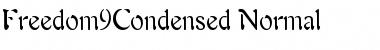 Download Freedom9Condensed Normal Font Title Preview