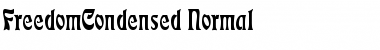 Download FreedomCondensed Normal Font Title Preview