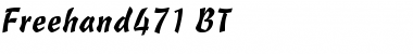 Download Freehand471 BT Regular Font Title Preview