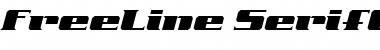 Download FreeLine Regular Font Title Preview