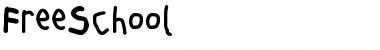 Download FreeSchool Regular Font Title Preview