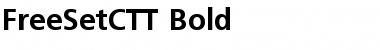 Download FreeSetCTT Bold Font Title Preview