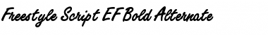 Download Freestyle Script EF Bold Alternate Regular Font Title Preview