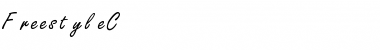 Download FreestyleC Regular Font Title Preview