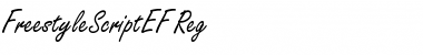 Download FreestyleScriptEF Regular Font Title Preview