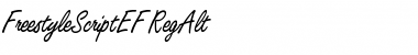 Download FreestyleScriptEF Regular Font Title Preview