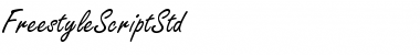 Download Freestyle Script Std Regular Font Title Preview