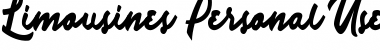 Download Limousines Personal Use Regular Font Title Preview