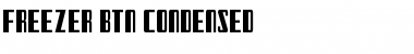 Download Freezer BTN Condensed Regular Font Title Preview