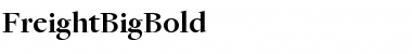 Download FreightBigBold Regular Font Title Preview