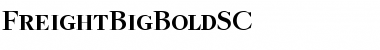 Download FreightBigBoldSC Regular Font Title Preview
