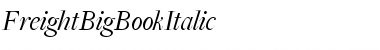 Download FreightBigBookItalic Regular Font Title Preview