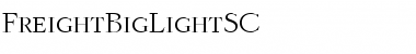 Download FreightBigLightSC Regular Font Title Preview