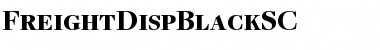 Download FreightDispBlackSC Regular Font Title Preview