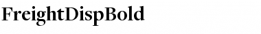 Download FreightDispBold Regular Font Title Preview