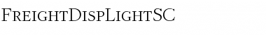 Download FreightDispLightSC Regular Font Title Preview